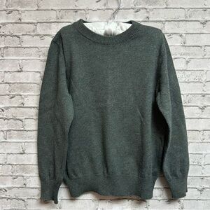 Class Club Boys 4/5 Gray Sweater Shirt Long Sleeve Crew Neck NEW NWT